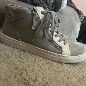 Grey sneakers